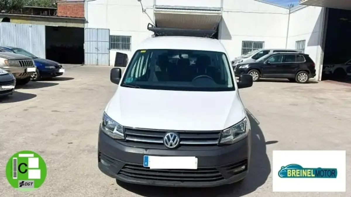 Usado VW Caddy Edition 102 CV (75 kW) 2021 Blanco Monovolumen