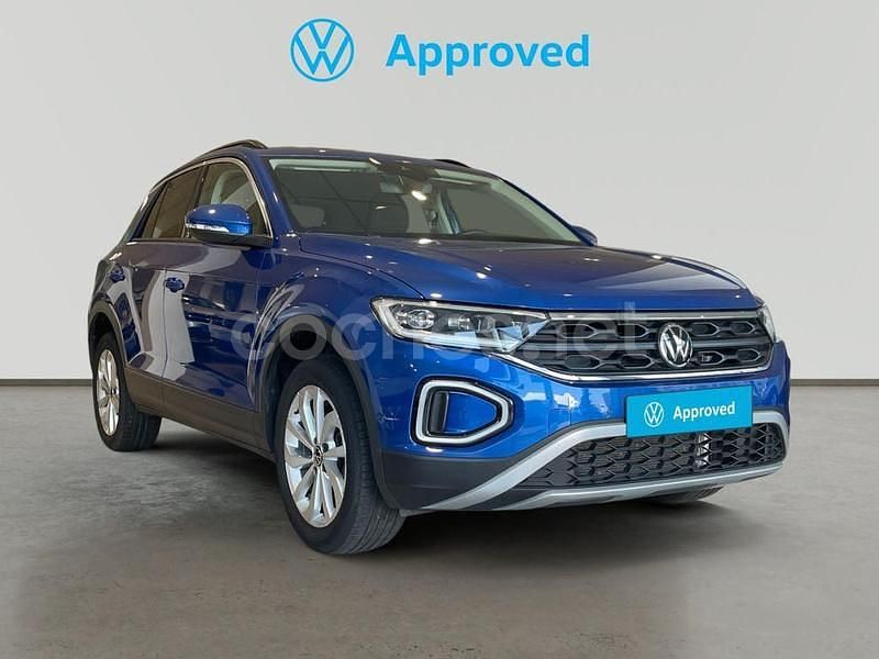 Azul Usado 2024 VW T-Roc Life SUV | 27.900 € (Caro) - Imagen 1/4