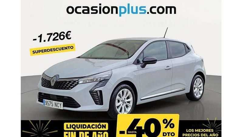 Gris Usado 2025 Renault Clio V Evolution Utilitario | 17.264 € (Precio justo) - Imagen 1/4