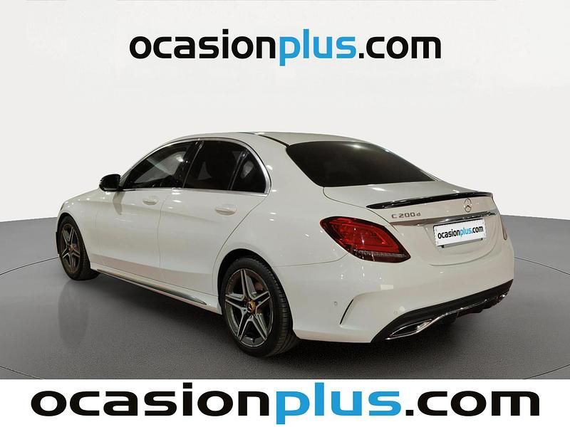 Usado Mercedes C200 150 CV (110 kW) 2018 Blanco Berlina