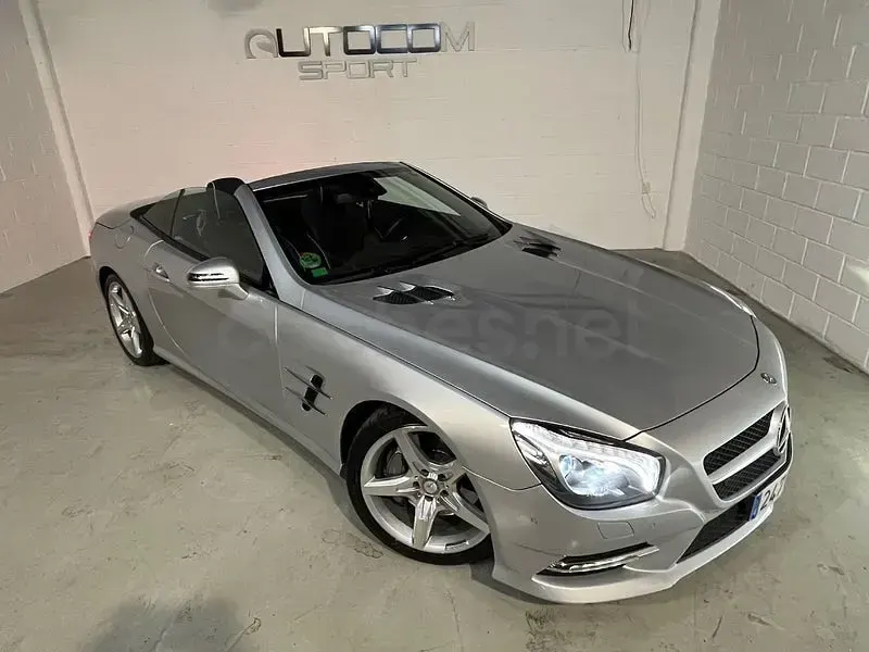Usado Mercedes SL350 306 CV (225 kW) 2013 Gris / plata Descapotable