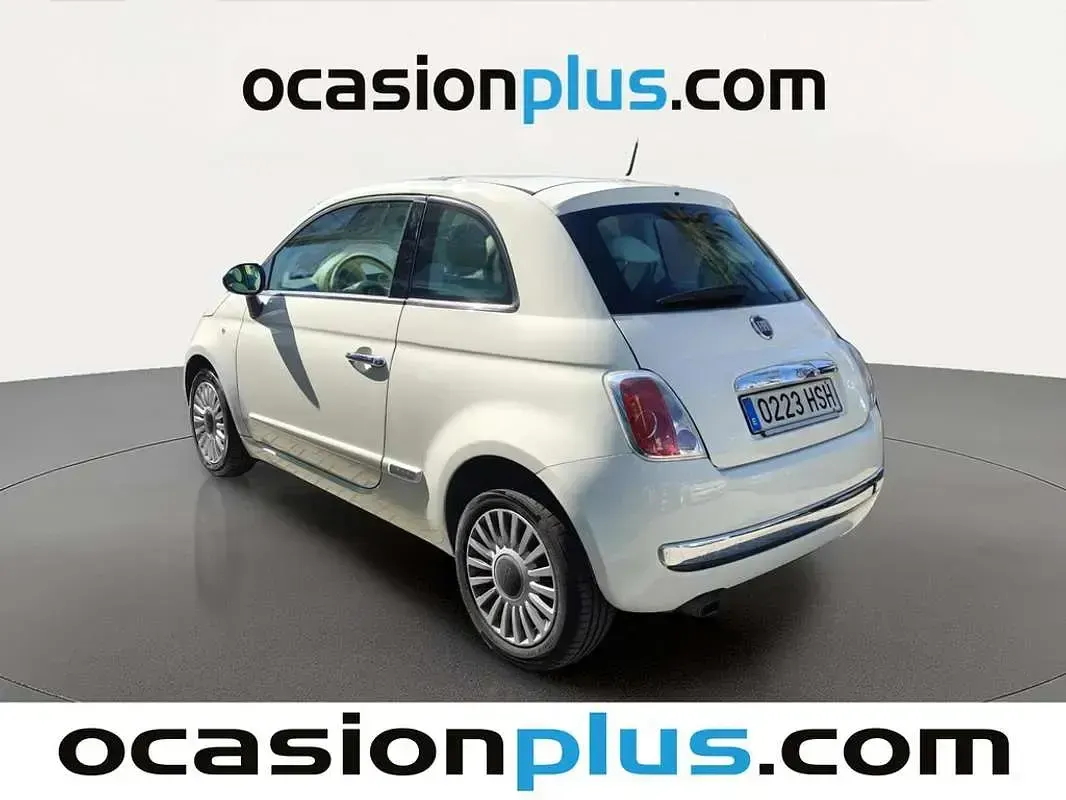 Usado Fiat 500 Lounge 69 CV (50 kW) 2013 Blanco Utilitario