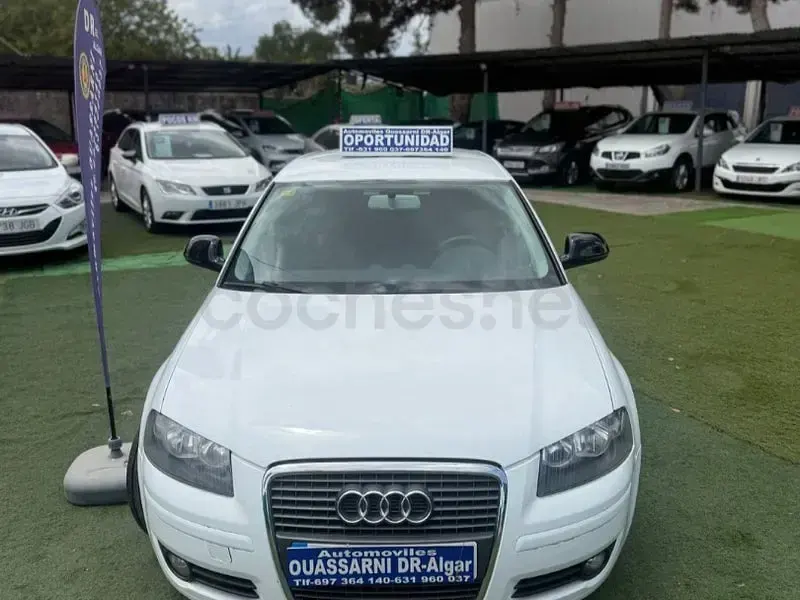 Usado Audi A3 Ambiente 140 CV (102 kW) 2008 Blanco Utilitario