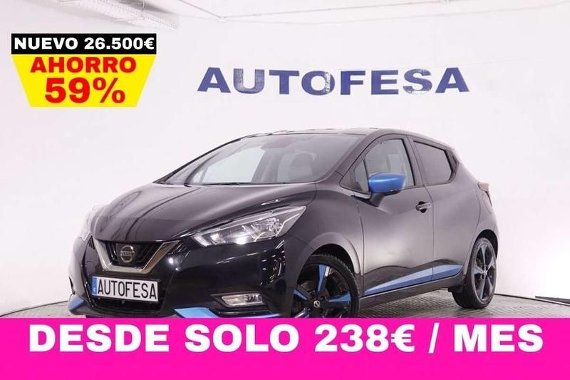 Usado Nissan Micra N-Connecta 90 CV (66 kW) 2017 Negro Utilitario