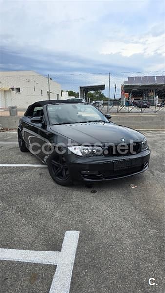 Negro Usado 2008 BMW 120 Cabriolet Descapotable | 9999 € (Buen precio) - Imagen 1/4