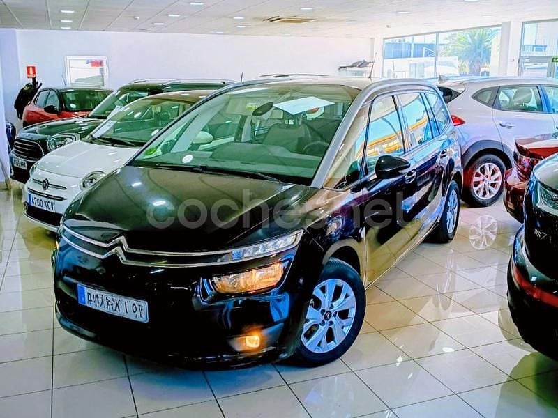Usado Citroën Grand C4 Picasso Live 130 CV (95 kW) 2016 Negro Monovolumen