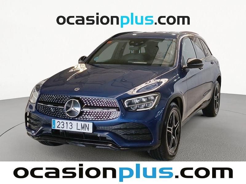 Azul Usado 2021 Mercedes GLC220 AMG SUV | 35.173 € (Super precio) - Imagen 1/4