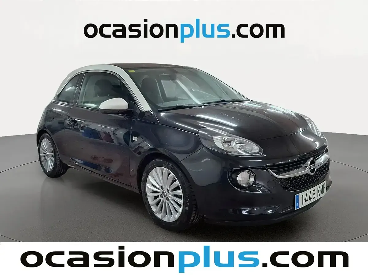 Usado Opel Adam Glam 100 CV (73 kW) 2018 Negro Utilitario