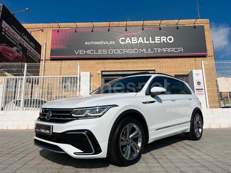 Blanco Usado 2021 VW Tiguan R-line SUV | 30.990 € (Un poco caro) - Imagen 1/4