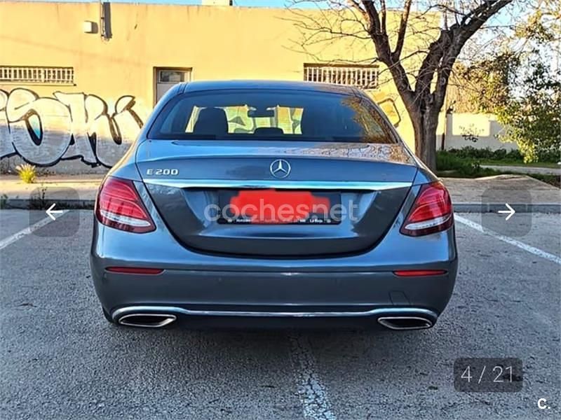 Usado Mercedes E200 184 CV (135 kW) 2018 Gris / plata Berlina
