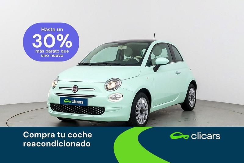 Usado Fiat 500 Lounge 69 CV (50 kW) 2019 Verde Utilitario