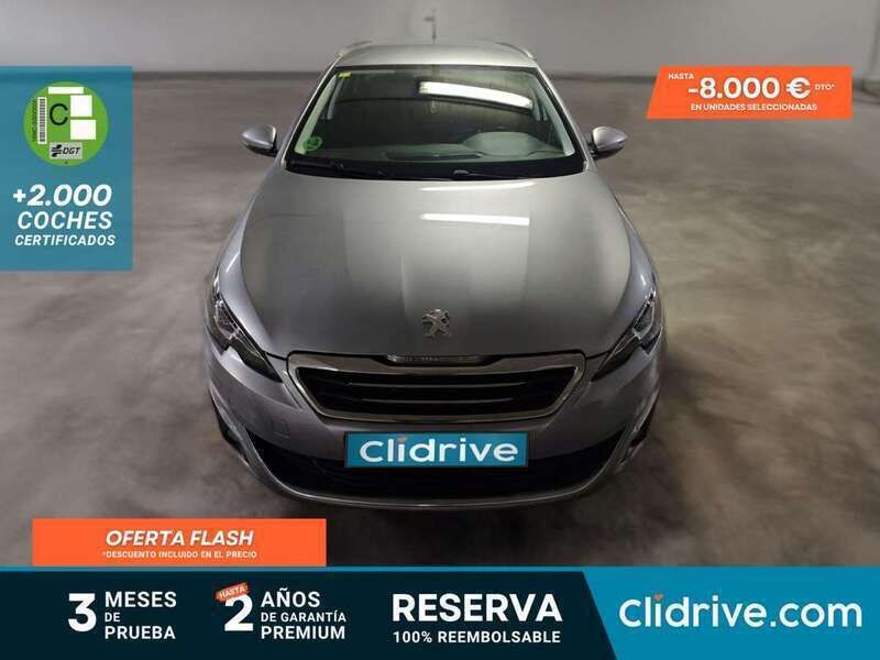 Gris Usado 2015 Peugeot 308 Allure Familiar | 7890 € (Buen precio) - Imagen 1/3