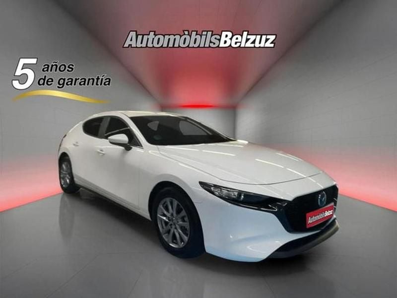 Usado Mazda 3 Prime-Line 140 CV (102 kW) 2024 Blanco Berlina