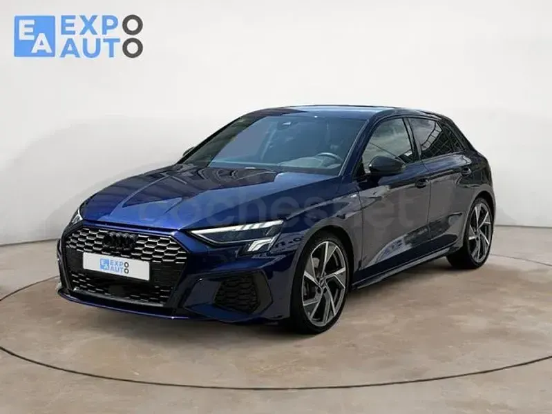 Usado Audi A3 150 CV (110 kW) 2022 Azul Berlina
