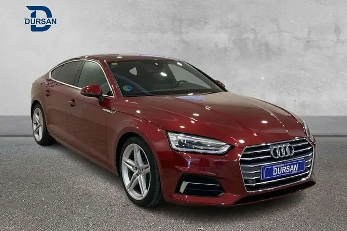 Usado Audi A5 Sportback S-Line 190 CV (139 kW) 2019 Rojo Utilitario