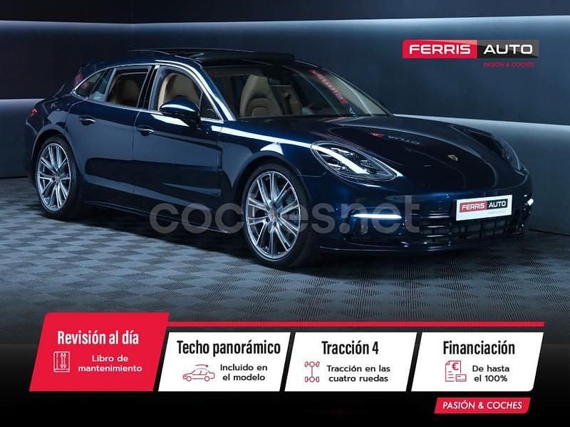 Usado Porsche Panamera Sport Turismo 441 CV (324 kW) 2018 Azul Familiar