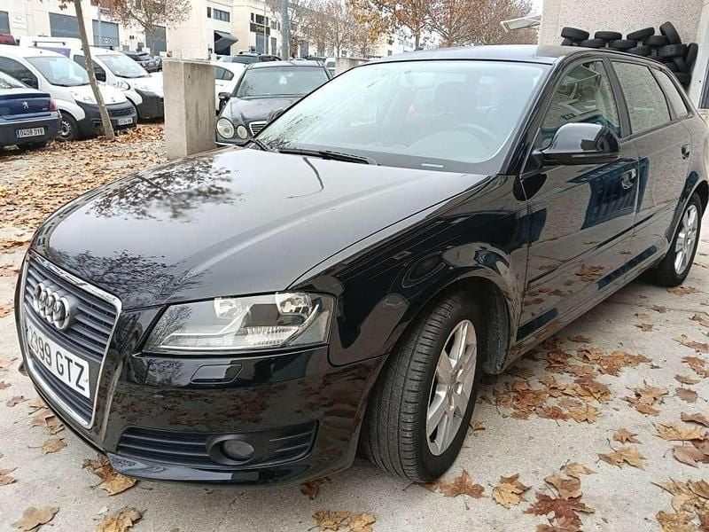 Negro Usado 2009 Audi A3 Sportback Ambition Utilitario | 6850 € (Super precio) - Imagen 1/4
