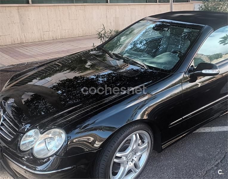 Usado Mercedes CLK55 AMG AMG 367 CV (269 kW) 2004 Negro Descapotable