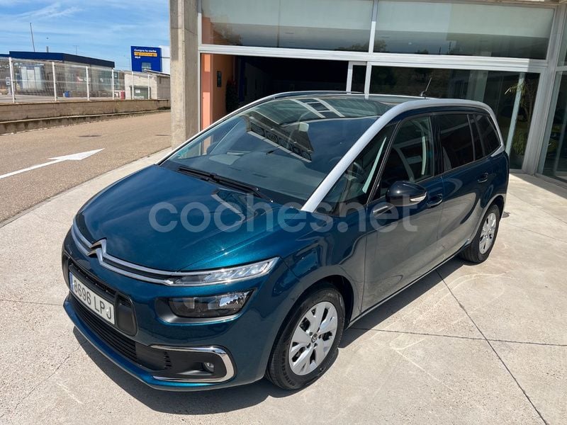 Azul Usado 2021 Citroën C4 SpaceTourer Feel Monovolumen | 18.900 € (Precio justo) - Imagen 1/4