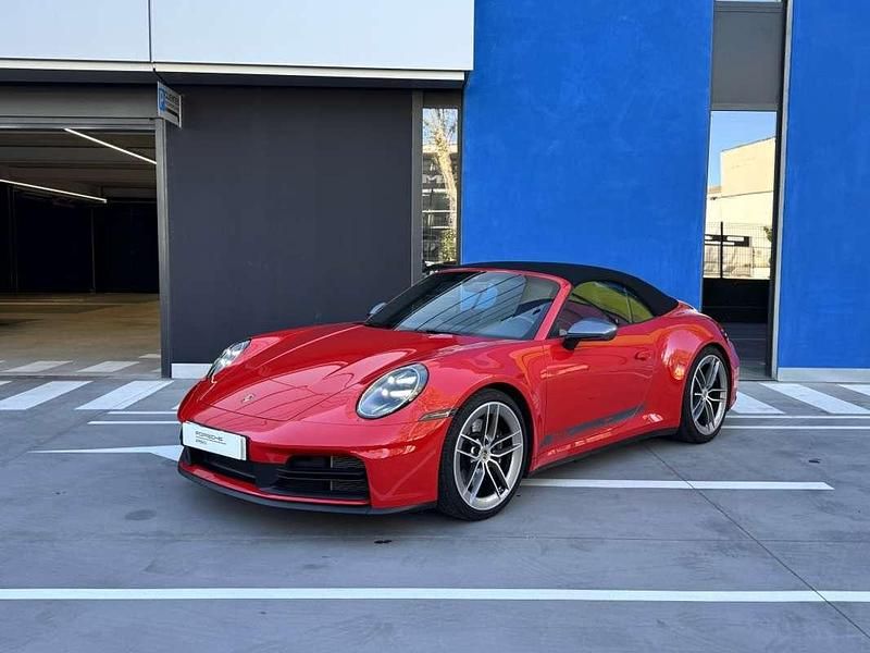 Rojo Usado 2025 Porsche 911 Carrera Cabriolet Descapotable | 167.900 € (Precio justo) - Imagen 1/4