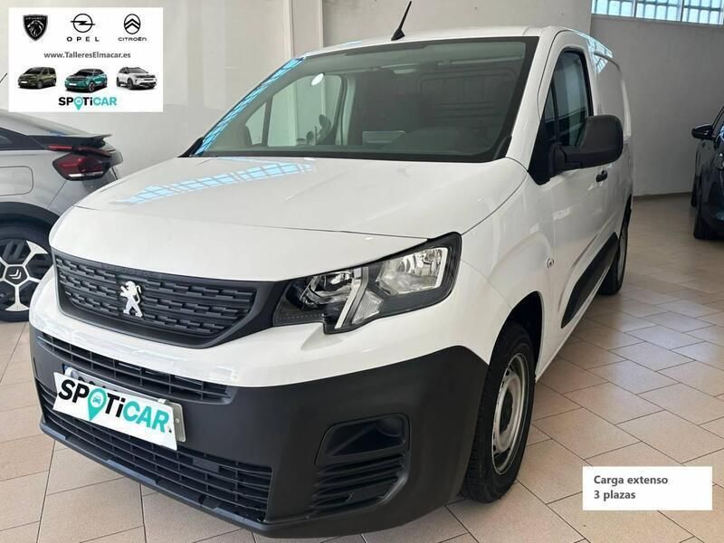 Blanco Usado 2021 Peugeot Partner Monovolumen | 12.900 € (Un poco caro) - Imagen 1/3