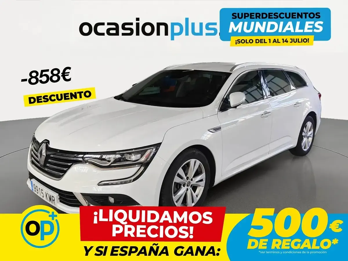 Usado Renault Talisman Zen 130 CV (95 kW) 2018 Blanco Familiar