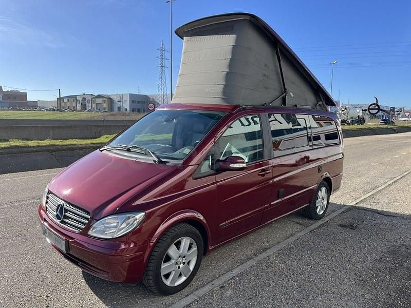 Usado Mercedes Viano 150 CV (110 kW) 2005 Granate Monovolumen