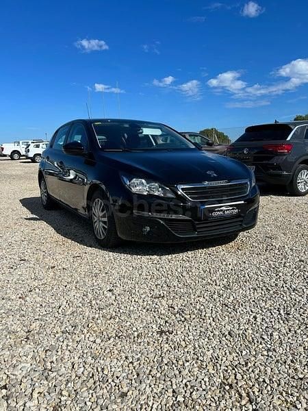 Usado Peugeot 308 Business-Line 100 CV (73 kW) 2016 Negro Berlina