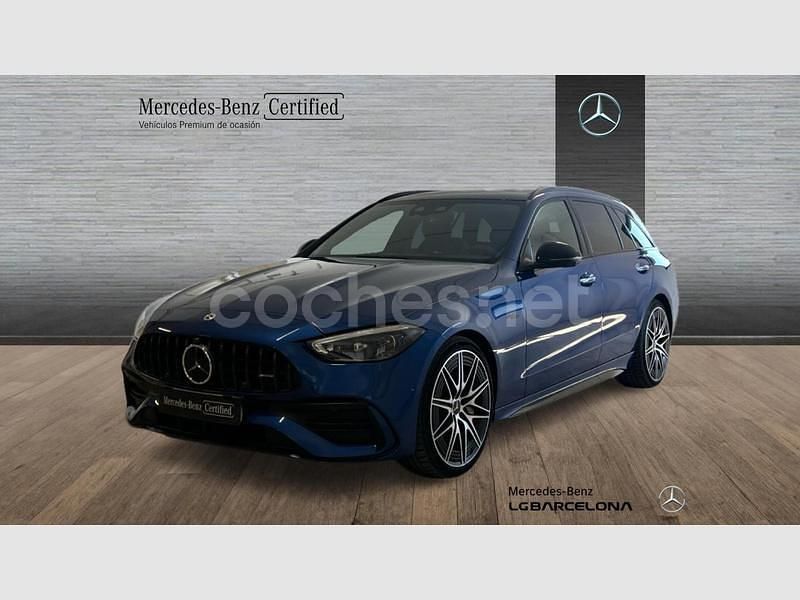 Azul Nuevo 2024 Mercedes C43 AMG Familiar | 86.900 € (Precio justo) - Imagen 1/4
