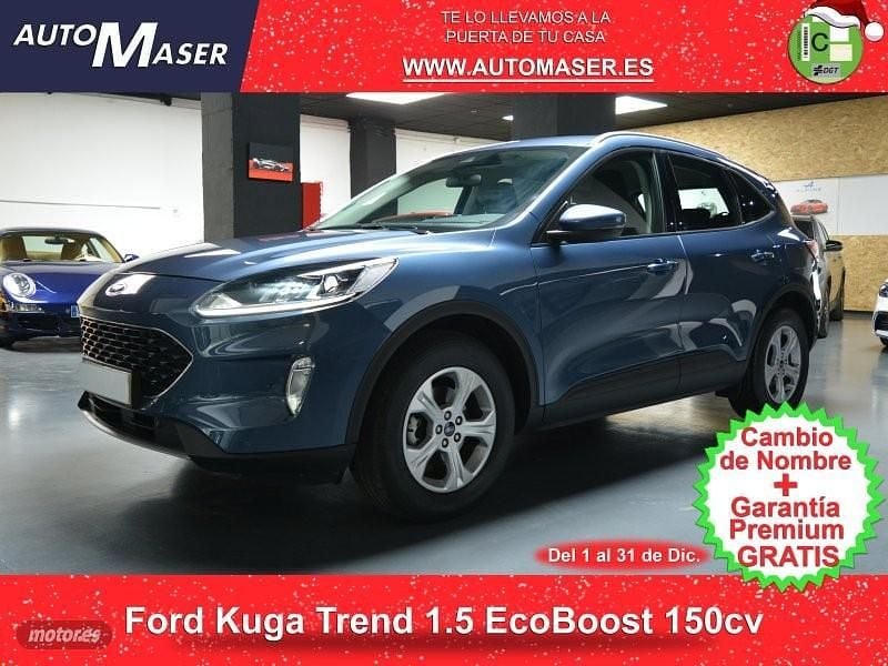 Azul Usado 2021 Ford Kuga Trend SUV | 18.500 € (Super precio) - Imagen 1/4