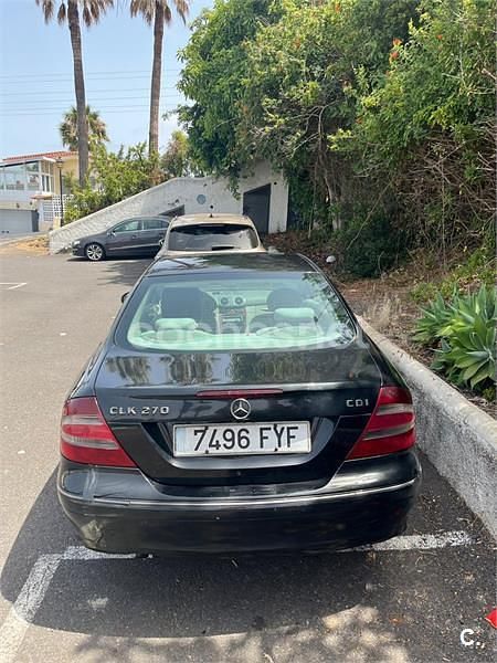 Usado Mercedes CLK270 Elegance 170 CV (125 kW) 2003 Negro Coupe