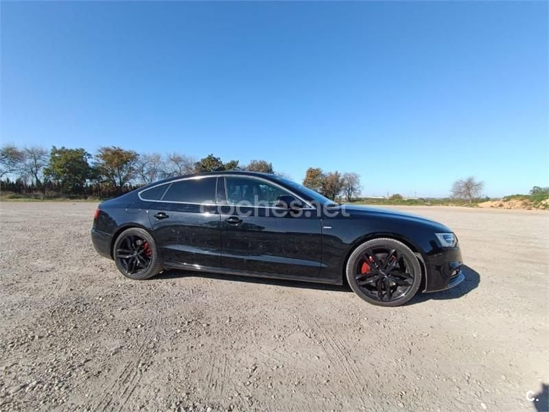 Usado Audi A5 Sportback S-Line 245 CV (180 kW) 2016 Negro Utilitario