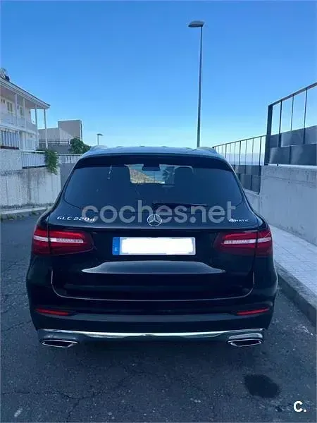 Usado Mercedes GLC220 170 CV (125 kW) 2017 Negro SUV