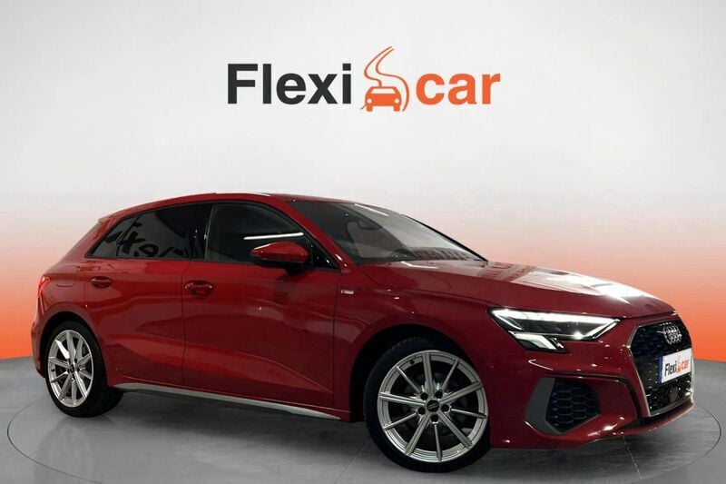 Rojo Usado 2023 Audi A3 Sportback S-Line Berlina | 26.990 € (Buen precio) - Imagen 1/4