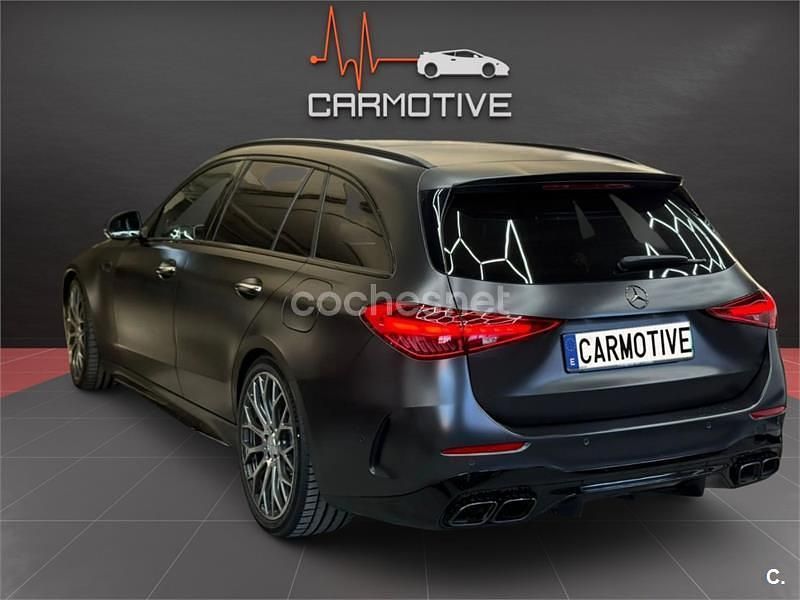 Usado Mercedes C63S AMG 680 CV (500 kW) 2023 Negro Familiar