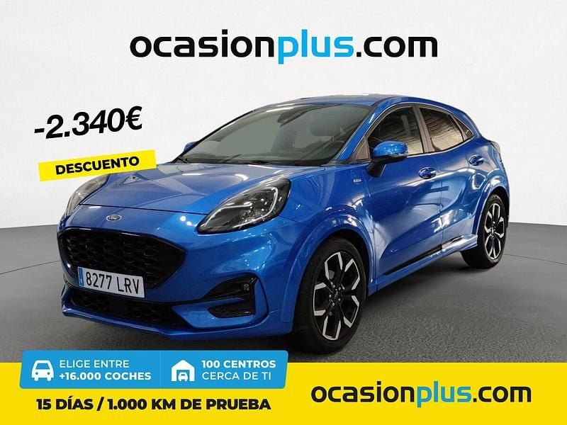 Azul Usado 2021 Ford Puma ST-Line X SUV | 16.150 € (Precio justo) - Imagen 1/4