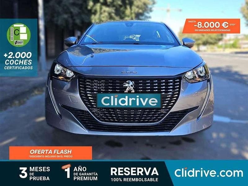 Gris Usado 2021 Peugeot 208 Active Utilitario | 7690 € (Super precio) - Imagen 1/4
