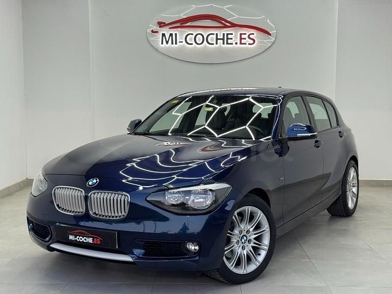 Usado BMW 118 Urban Line 170 CV (125 kW) 2012 Azul Utilitario