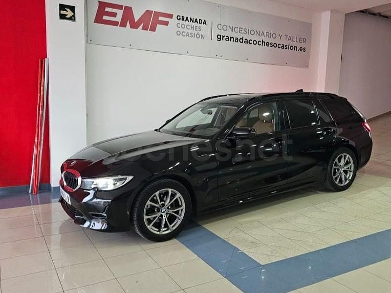 Usado BMW 318 xLine 150 CV (110 kW) 2021 Negro Familiar