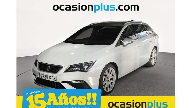 Blanco Usado 2017 Seat Leon ST FR Familiar | 16.990 € (Precio justo) - Imagen 1/4