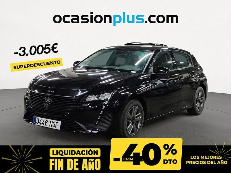 Negro Usado 2024 Peugeot 308 Active Berlina | 19.400 € (Super precio) - Imagen 1/4