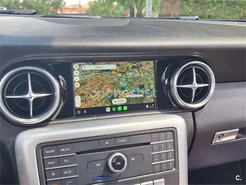 Usado Mercedes SLC200 184 CV (135 kW) 2016 Azul Descapotable