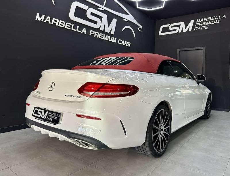 Usado Mercedes C220 194 CV (142 kW) 2018 Blanco Descapotable