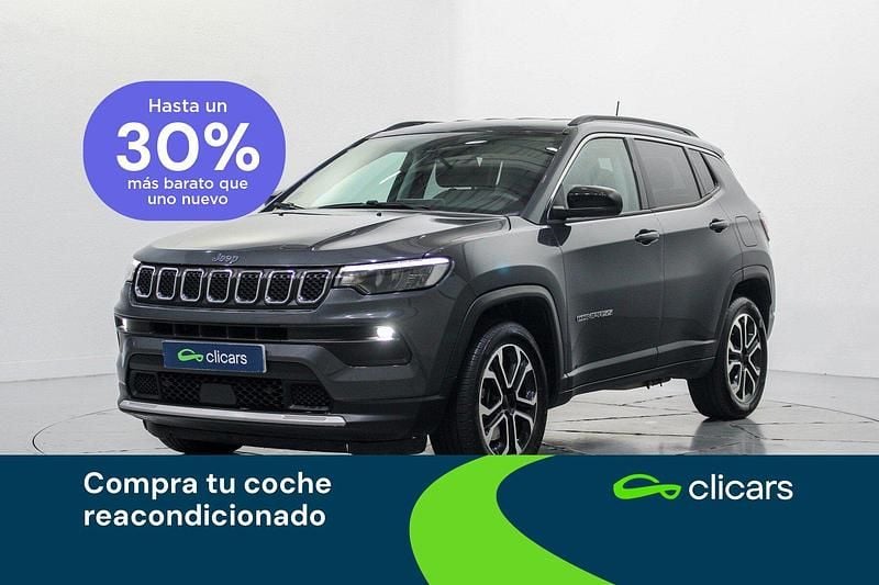 Gris Usado 2023 Jeep Compass Limited SUV | 20.890 € (Precio justo) - Imagen 1/4