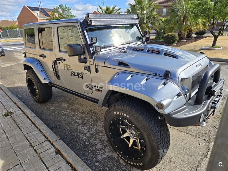 Usado Jeep Wrangler Unlimited Rubicon 284 CV (208 kW) 2016 Gris / plata SUV