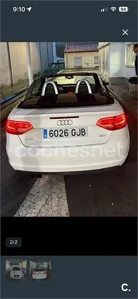 Usado Audi A3 Cabriolet Attraction 160 CV (117 kW) 2008 Blanco Descapotable
