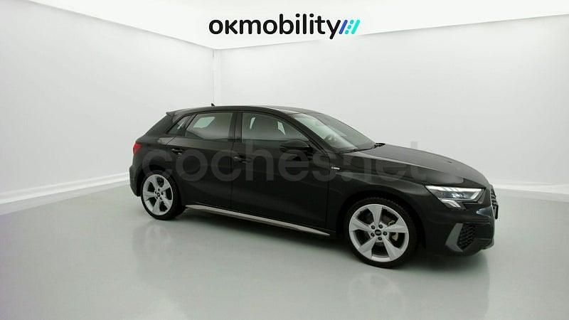 Usado Audi A3 S-Line 150 CV (110 kW) 2023 Negro Berlina