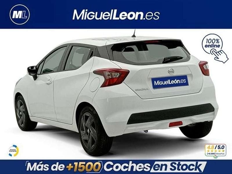 Usado Nissan Micra Acenta 92 CV (67 kW) 2022 Blanco Utilitario