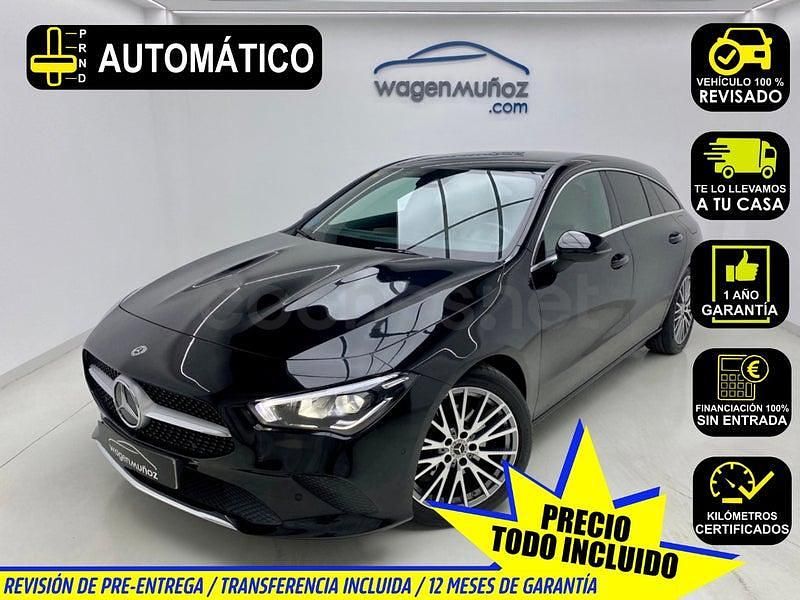 Usado Mercedes CLA200 Shooting Brake 163 CV (119 kW) 2020 Negro Familiar