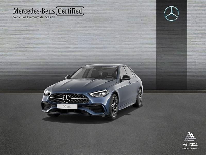 Azul sodalita Usado 2024 Mercedes C200 AMG line Berlina | 43.600 € (Buen precio) - Imagen 1/4